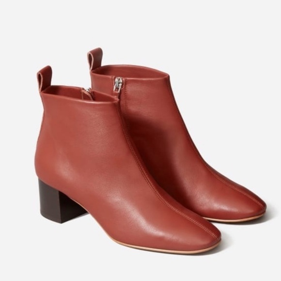 Everlane The Day Genuine Leather Ankle Boot in Brick - Sz 8.5. Great condition! - Picture 12 of 12